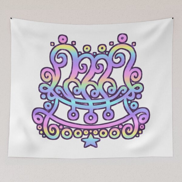 Item preview, King/Queen Paimon Daemon Sigil // Modified Pastel Rainbow Version by Korvella Starlight designed and sold by vampydemonartz.