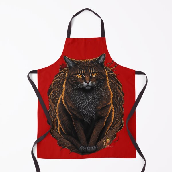Item preview, Majestic Brown Cat (Red) designed and sold by AmaziaCo.