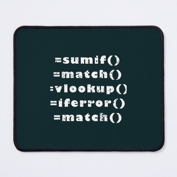 Item preview, Excel formulas sumif vlookup match spreadsheet designed and sold by TyshawnOrtiz.