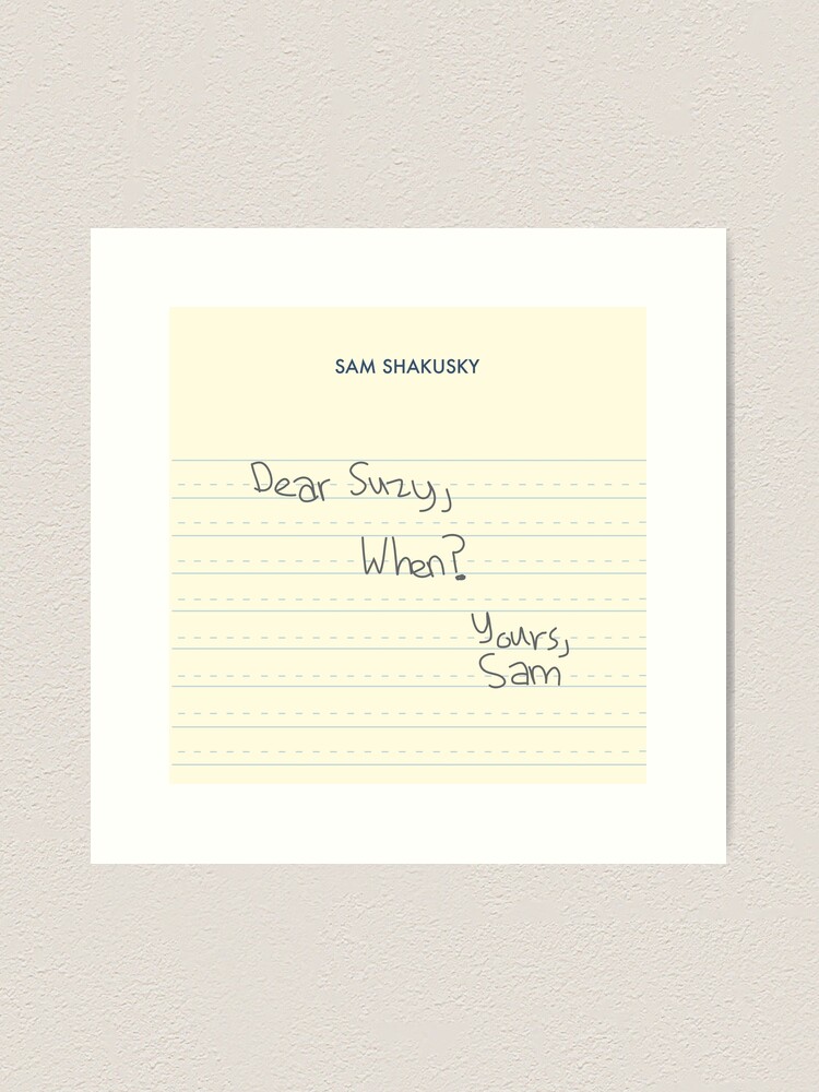 "Dear Suzy Letter - Moonrise Kingdom" Art Print for Sale by lentendo64 ...