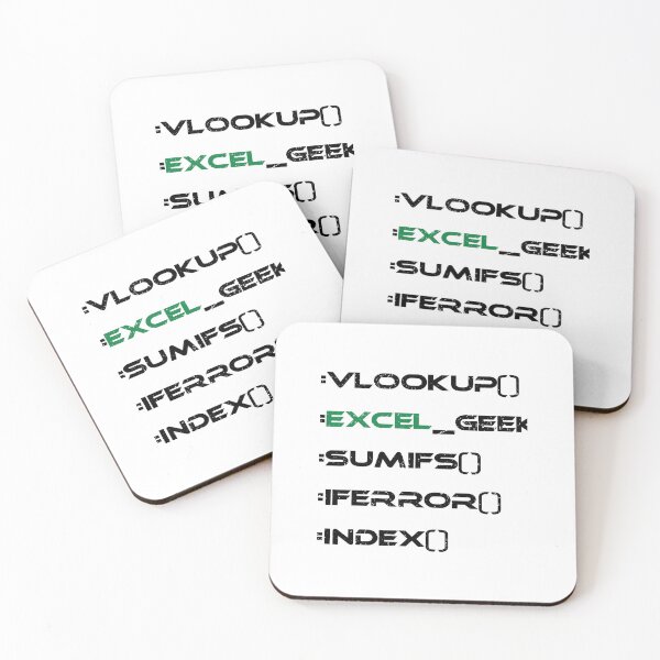 Item preview, Excel geek lover formulas sumif vlookup match spreadsheet designed and sold by TyshawnOrtiz.