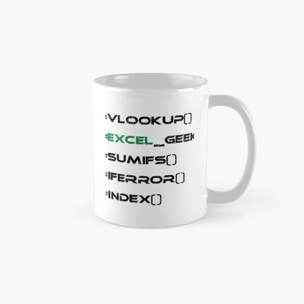 Item preview, Excel geek lover formulas sumif vlookup match spreadsheet designed and sold by TyshawnOrtiz.