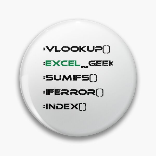 Item preview, Excel geek lover formulas sumif vlookup match spreadsheet designed and sold by TyshawnOrtiz.
