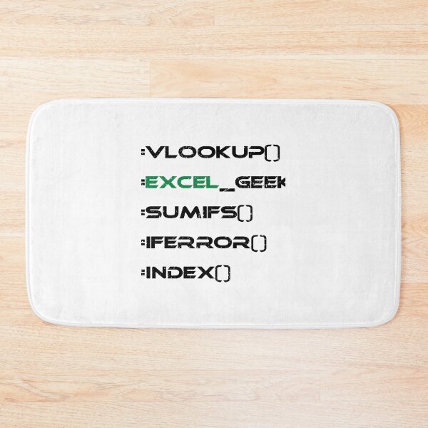 Item preview, Excel geek lover formulas sumif vlookup match spreadsheet designed and sold by TyshawnOrtiz.