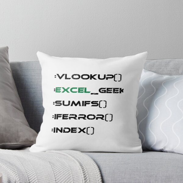 Item preview, Excel geek lover formulas sumif vlookup match spreadsheet designed and sold by TyshawnOrtiz.