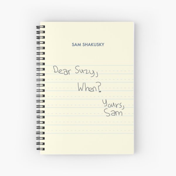 Dear Suzy Letter - Moonrise Kingdom Spiral Notebook