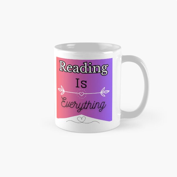 Item preview, Reading Is Everything pink purple gradient background with heart design designed and sold by Susan-Marie220.