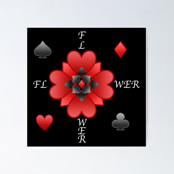 Item preview, Flower with cards N°2 WHITE designed and sold by Ben3842.
