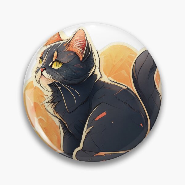 Item preview, The Charismatic Charms of a Cute Black Cat designed and sold by NidADesign.
