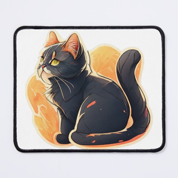 Item preview, The Charismatic Charms of a Cute Black Cat designed and sold by NidADesign.
