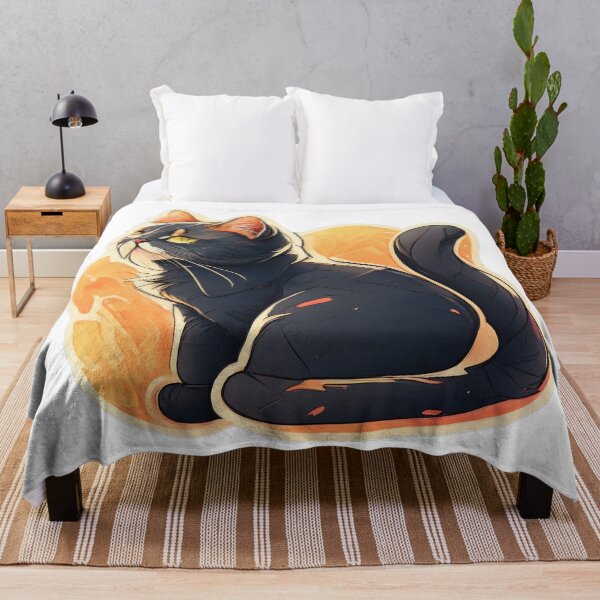 Item preview, The Charismatic Charms of a Cute Black Cat designed and sold by NidADesign.