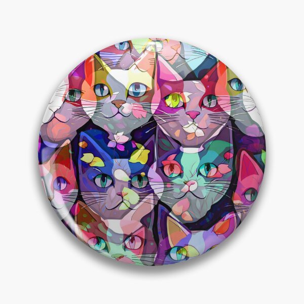 Aperçu de l'œuvre Hallucination de chat créée et vendue par MoonsideGallery.