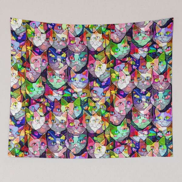 Item preview, Kitty Hallucination designed and sold by MoonsideGallery.