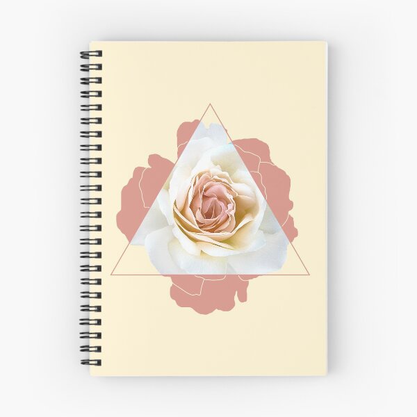 Item preview, White Rose Flower Triangle designed and sold by CatByDesign.