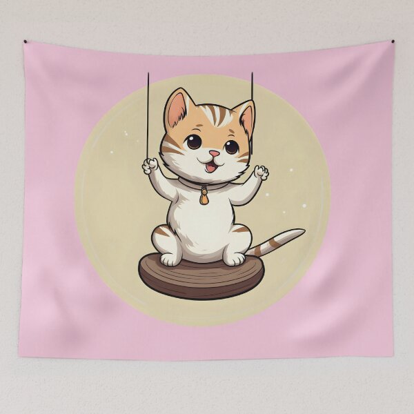 Item preview, Cat Artistry: Showcasing Adorable Feline Creations on Transparent Background designed and sold by AlienSkinEyes.