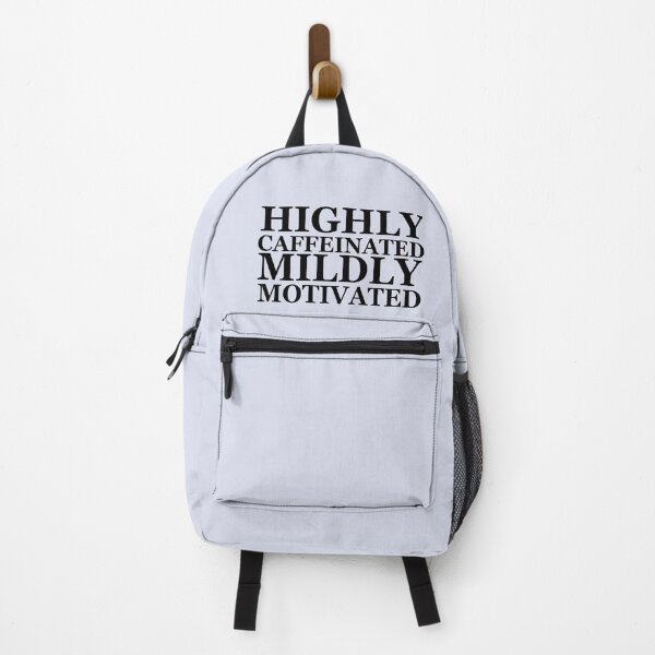 Item preview, Highly caffeinated Mildly motivated designed and sold by atlasbackache.
