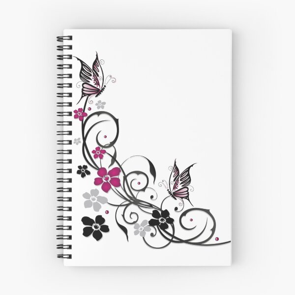 Aperçu de l'œuvre red and black flowers illustration  créée et vendue par animdesigne.