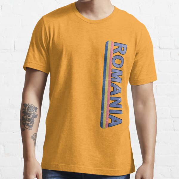 Romanian Language Distressed Jersey Style Essential T-Shirt