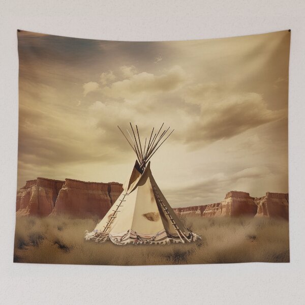 Item preview, Teepee on Open Plains of Mars designed and sold by Peter LOPEZ.