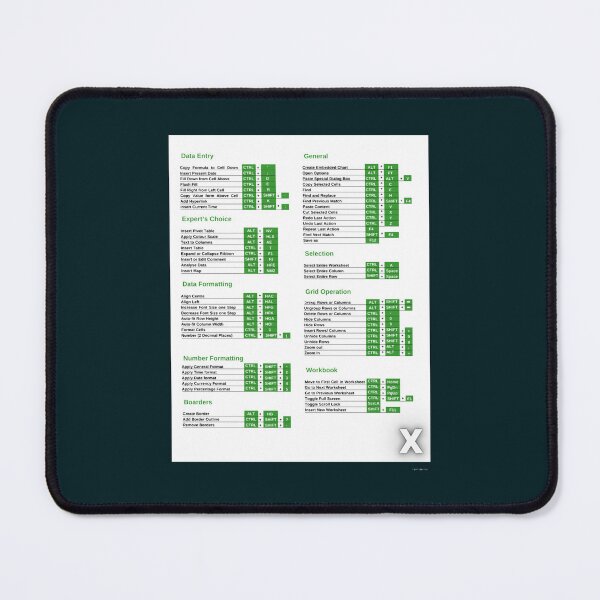 Item preview, Excel Shortcuts White and Black designed and sold by TyshawnOrtiz.