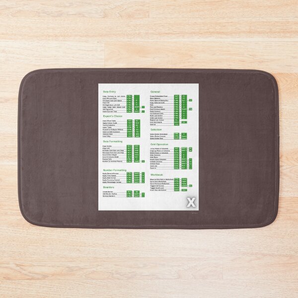 Item preview, Excel Shortcuts White and Black designed and sold by TyshawnOrtiz.