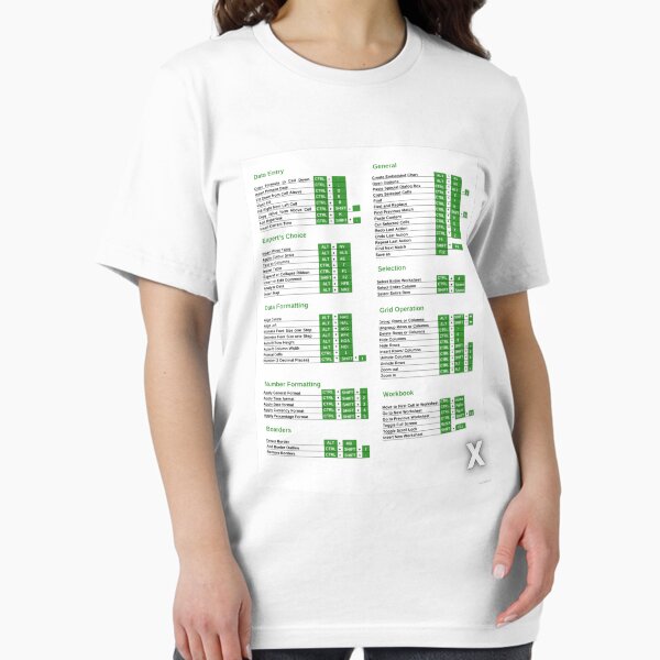 Item preview, Excel Shortcuts White and Black designed and sold by TyshawnOrtiz.