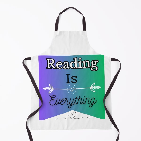 Item preview, Reading Is Everything purple green gradient background with heart design designed and sold by Susan-Marie220.