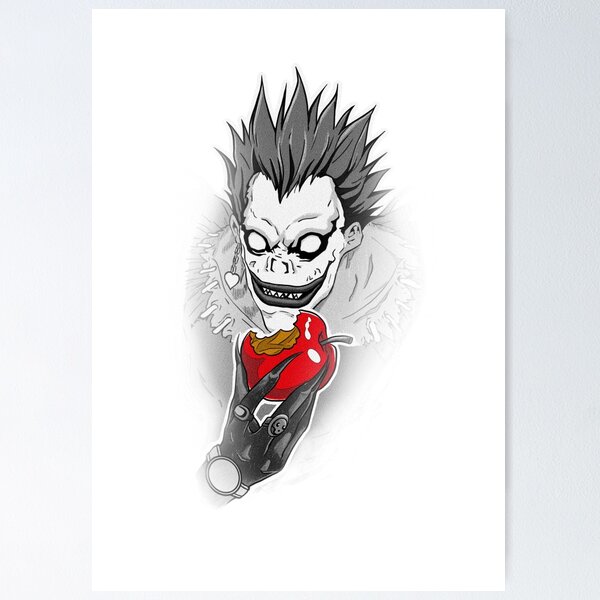 Light and Ryuk-LineArt, Death Note character sketch transparent background  PNG clipart | HiClipart