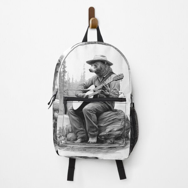 Item preview, Hillbilly Bear Playing Guitar designed and sold by No1Equestrian.