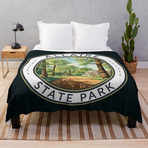 Item preview, Allaire State Park New Jersey Travel Art Badge designed and sold by KrisSidDesigns.