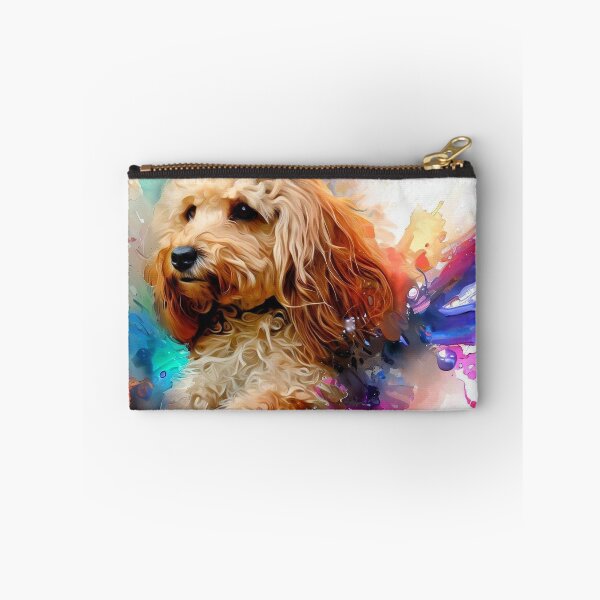 Aperçu de l'œuvre Adorable chien Cockapoo Splash Art Print 1 créée et vendue par The Digital Compass.