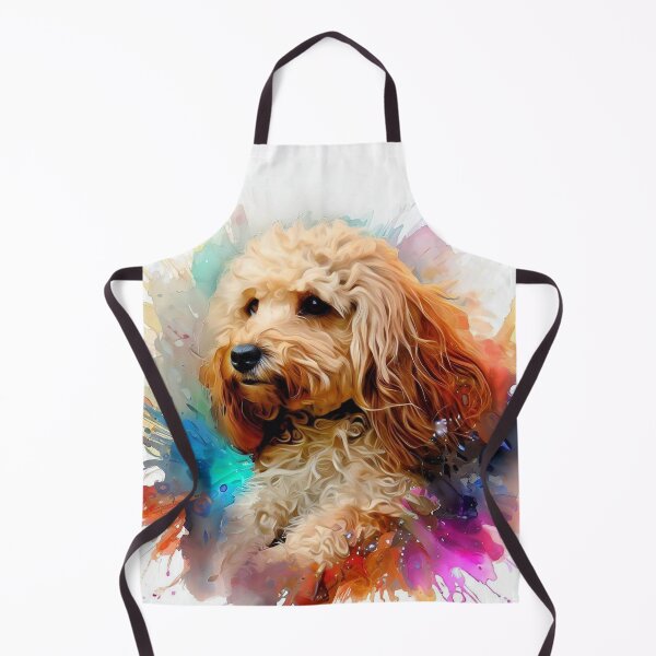 Item preview, Adorable Cockapoo Dog Splash Art Print 1 designed and sold by The Digital Compass.