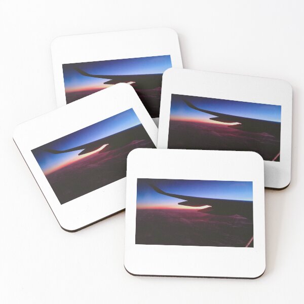 Item preview, Morning sky and the airplane designed and sold by Simone1962.