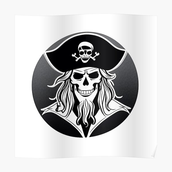 Pirate Clipart & Pirate T-shirt Design LFT Chr 07 – Rivalart