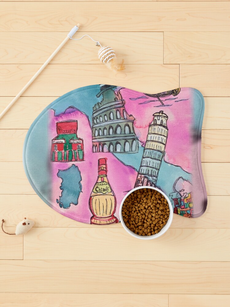 Thumbnail 1 of 5, Pet Mat, Barber’s Italy designed and sold by HappigalArt.