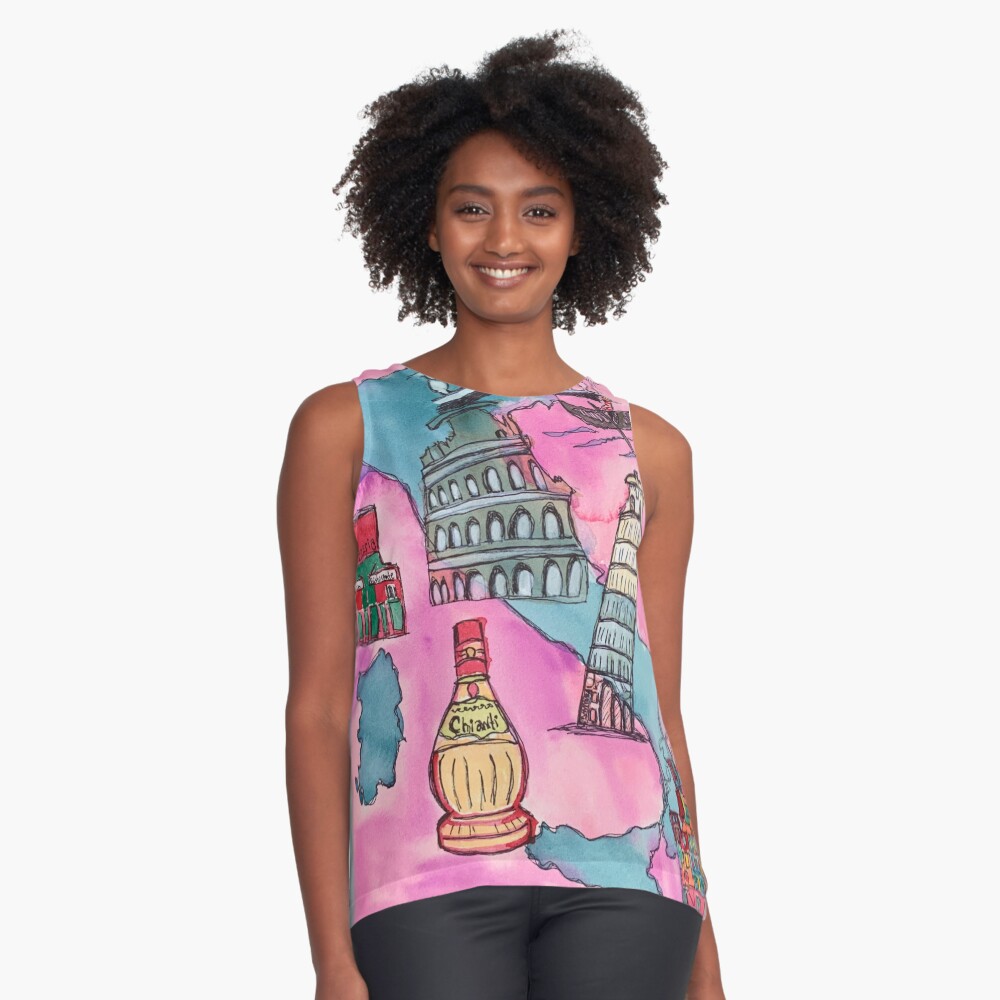 Item preview, Sleeveless Top designed and sold by HappigalArt.
