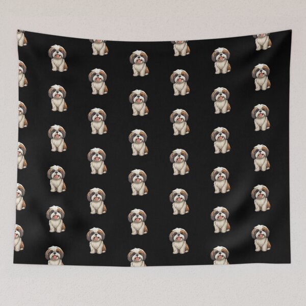 Item preview, Cute Happy Shih Tzu designed and sold by LudwikeArts.