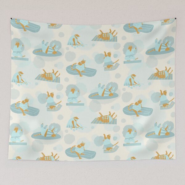Item preview, Active Orange Cats designed and sold by Amy Hadden.