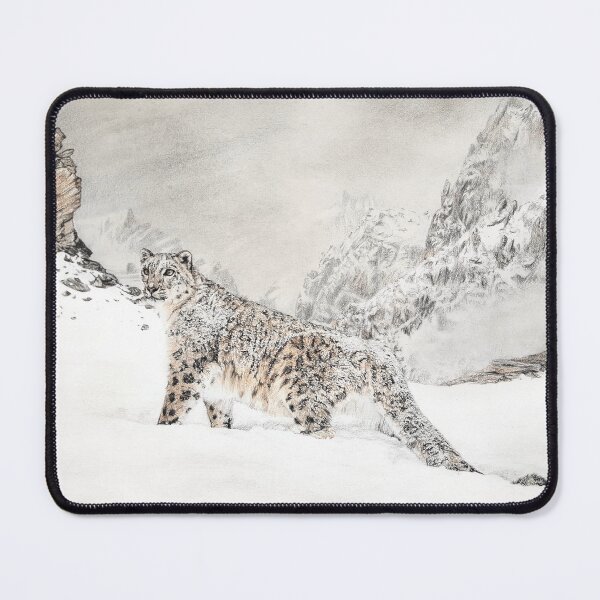 Item preview, Snow Leopard - Mountain Majesty designed and sold by BeckyKidus.