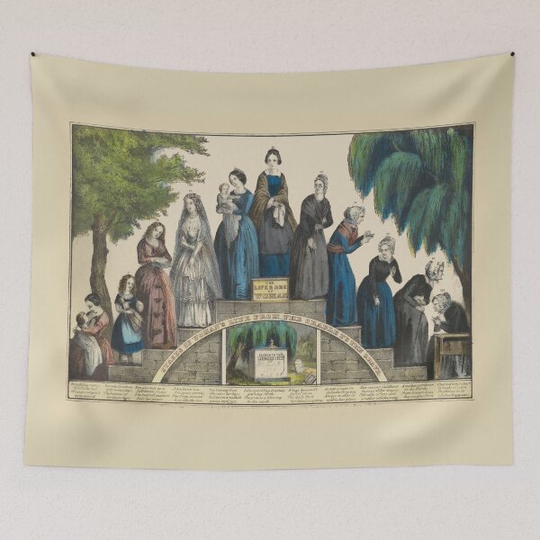 Item preview, The Life and Age of Woman-Stages of Woman Life, by James Baillie. Restored by Mindthecherry designed and sold by MINDTHECHERRY.