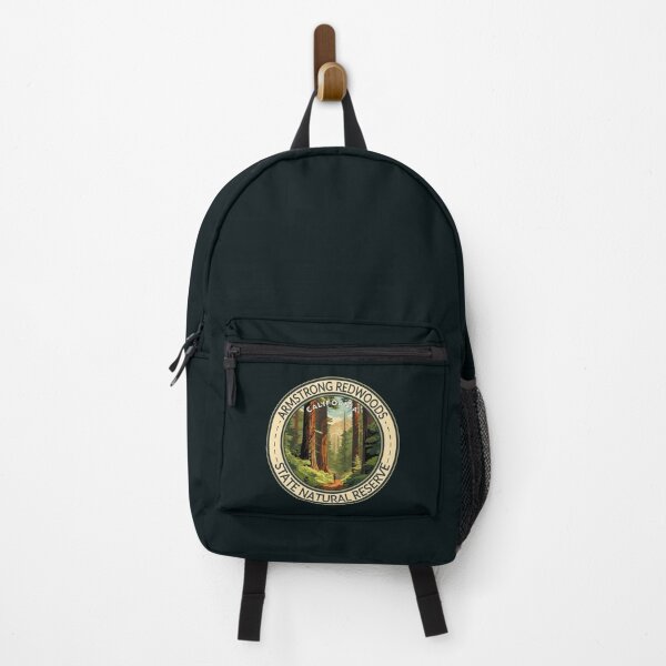Item preview, Armstrong Redwoods State Natural Reserve California Travel Art Badge designed and sold by KrisSidDesigns.