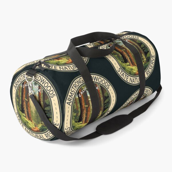 Item preview, Armstrong Redwoods State Natural Reserve California Travel Art Badge designed and sold by KrisSidDesigns.