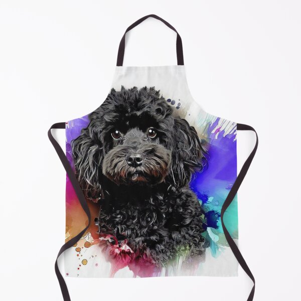 Item preview, Adorable Cockapoo Dog Splash Art Print 3 designed and sold by The Digital Compass.