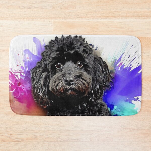Item preview, Adorable Cockapoo Dog Splash Art Print 3 designed and sold by The Digital Compass.