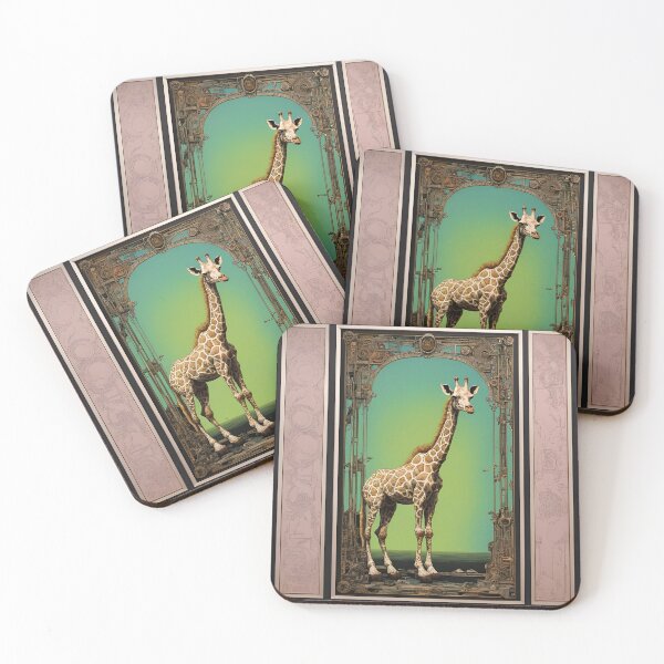 Item preview, Giraffe in Steampunk Framework designed and sold by HabitableMoons.