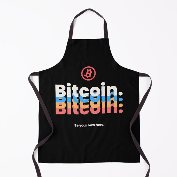 Item preview, Bitcoin Multicolour, Be your own hero - Crypto Logo designed and sold by GetCryptoSwag.