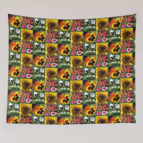 Item preview, Late Summer Flowers Collage designed and sold by BlueMoonRose.