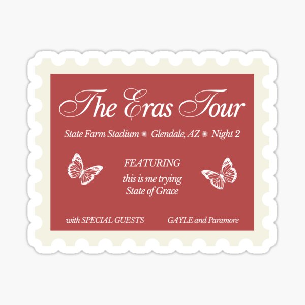 Glendale Night 2 | THE ERAS TOUR Sticker