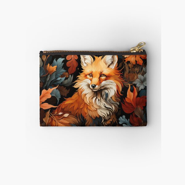 Item preview, A sly fox illustration inspired by WIlliam Morris designed and sold by The Willow Of  Rain City.