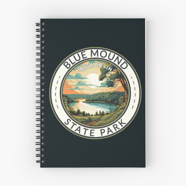 Item preview, Blue Mound State Park Wisconsin Travel Art Badge designed and sold by KrisSidDesigns.